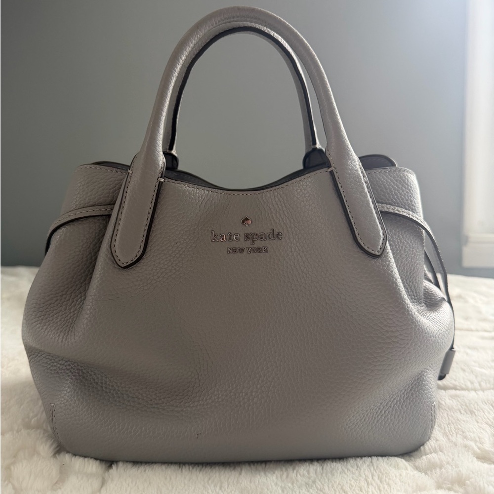 kate spade Taupe Leather Satchel